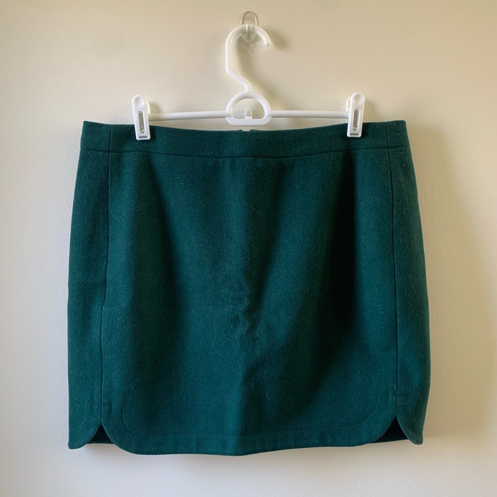 J.Crew Wool Mini Skirt - Picture 1 of 3